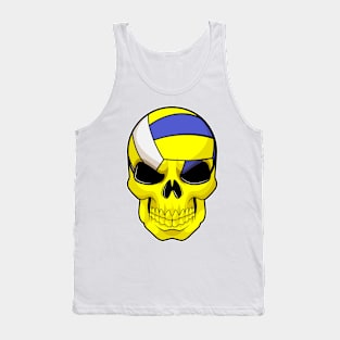 Skull as Volleyball player with Volleyball Tank Top